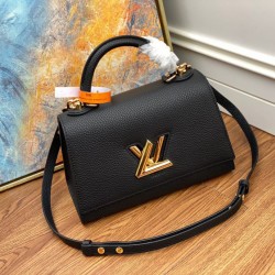 Fake Louis Vuitton Twist One Handle PM Bag Black M57093 Replica
