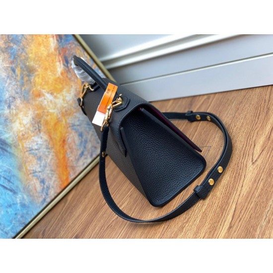 Replica Louis Vuitton Twist One Handle PM Bag Black M57093 Fake Louis Vuitton Twist One Handle PM Bag Black M57093 Replica