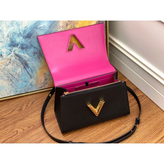 Replica Louis Vuitton Twist One Handle PM Bag Black M57093 Fake Louis Vuitton Twist One Handle PM Bag Black M57093 Replica
