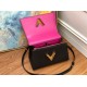Replica Louis Vuitton Twist One Handle PM Bag Black M57093 Fake Louis Vuitton Twist One Handle PM Bag Black M57093 Replica
