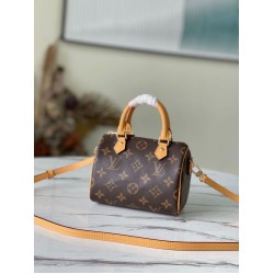 Replica Louis Vuitton Nano Speedy Bag Monogram M81085 Fake Louis Vuitton Nano Speedy Bag Monogram M81085 Replica