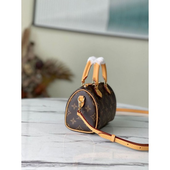 Replica Louis Vuitton Nano Speedy Bag Monogram M81085 Fake Louis Vuitton Nano Speedy Bag Monogram M81085 Replica