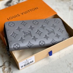Fake Louis Vuitton Zippy Wallet Vertical Monogram Shadow M81384 Replica