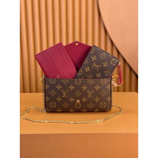Replica Louis Vuitton Felicie Pochette Monogram M81896 Replica Louis Vuitton Felicie Pochette Monogram M81896