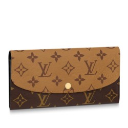 Replica Louis Vuitton Emilie Wallet Monogram Reverse M82157