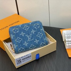 Replica Louis Vuitton Zippy Coin Purse Monogram Denim M82957