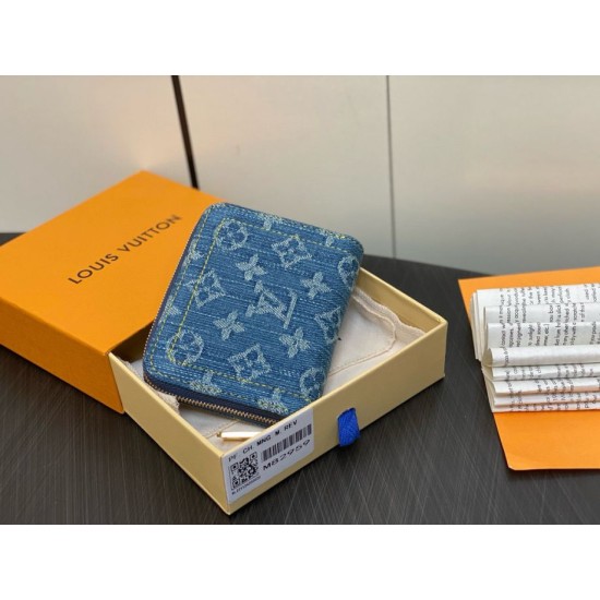 Fake Louis Vuitton Zippy Coin Purse Monogram Denim M82957 Replica Replica Louis Vuitton Zippy Coin Purse Monogram Denim M82957