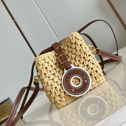 Replica Louis Vuitton Noe Purse Bag Natural Raffia M83521