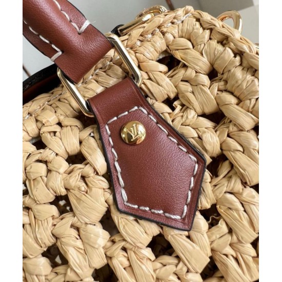 Replica Louis Vuitton Nano Speedy Bag Natural Raffia M83525 Fake Louis Vuitton Nano Speedy Bag Natural Raffia M83525 Replica
