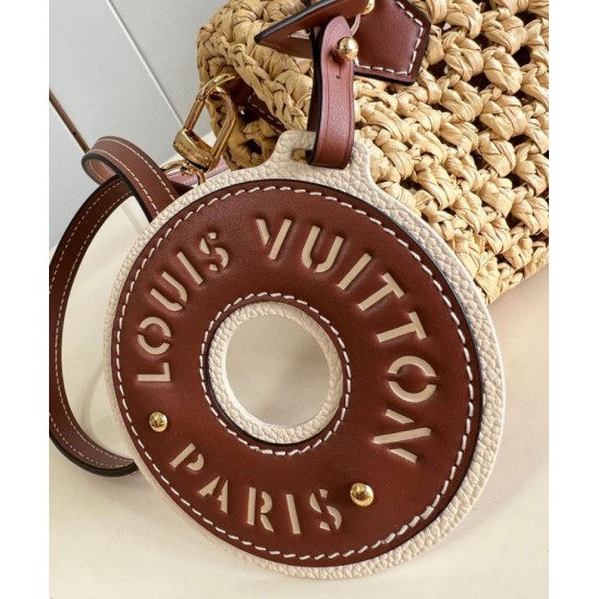 Replica Louis Vuitton Nano Speedy Bag Natural Raffia M83525 Fake Louis Vuitton Nano Speedy Bag Natural Raffia M83525 Replica