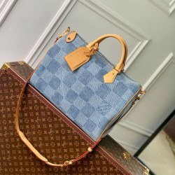Replica Louis Vuitton Keepall Bandouliere 05 Bag Damier Denim 3D N40701