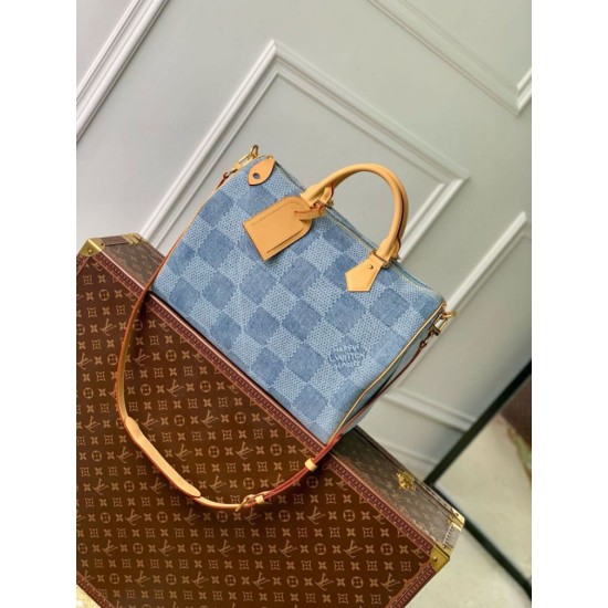 Replica Louis Vuitton Keepall Bandouliere 05 Bag Damier Denim 3D N40701 Replica Louis Vuitton Keepall Bandouliere 05 Bag Damier Denim 3D N40701