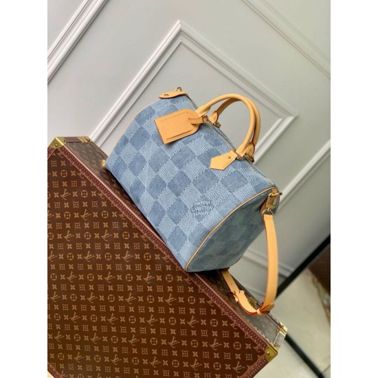 Replica Louis Vuitton Keepall Bandouliere 05 Bag Damier Denim 3D N40701 Replica Louis Vuitton Keepall Bandouliere 05 Bag Damier Denim 3D N40701