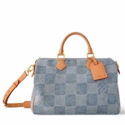 Replica Louis Vuitton Keepall Bandouliere 05 Bag Damier Denim 3D N40701