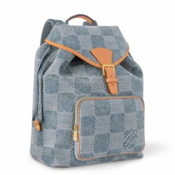 Fake Louis Vuitton Montsouris Backpack Damier Denim 3D N40708 Replica