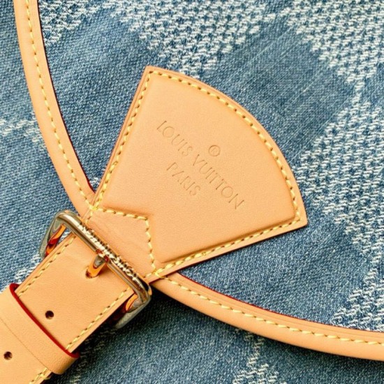 Replica Louis Vuitton Montsouris Backpack Damier Denim 3D N40708 Fake Louis Vuitton Montsouris Backpack Damier Denim 3D N40708 Replica