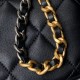 Replica Chanel 19 Clutch With Chain Black AP3763