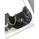 Replica Chanel 19 Lambskin Hobo Bag Black AS4638