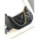 Replica Chanel 19 Lambskin Hobo Bag Black AS4638