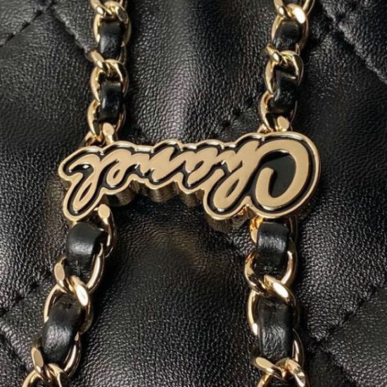 Fake Chanel Backpack Black AS4810 Replica