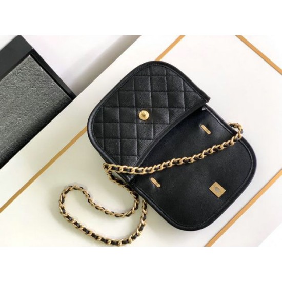 Fake Chanel Calfskin Messenger Bag AS4845 Replica