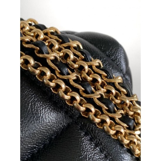 Replica Chanel Chain Hobo Bag Black AS4966