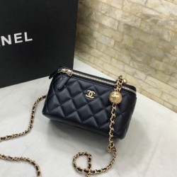 Replica Chanel Clutch with Chain Black AP2303