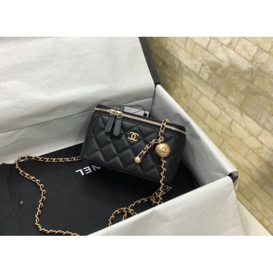 Replica Chanel Clutch with Chain Black AP2303