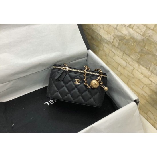Replica Chanel Clutch with Chain Black AP2303