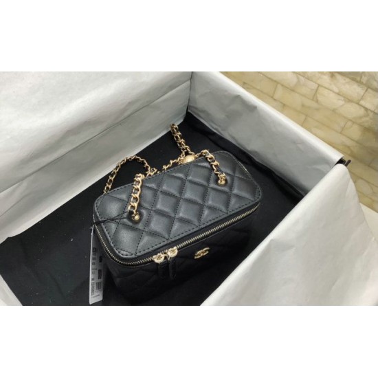 Replica Chanel Clutch with Chain Black AP2303