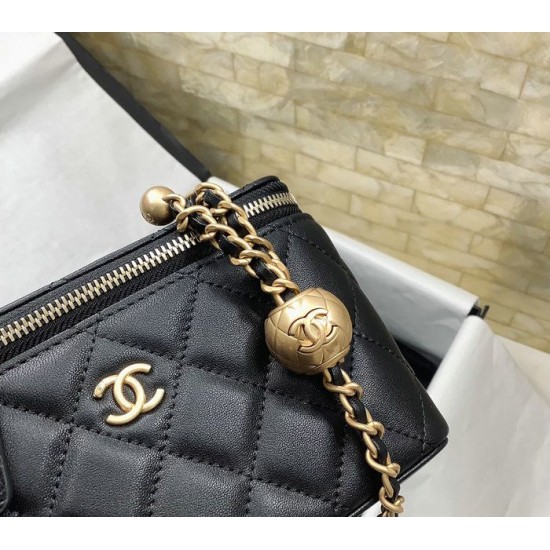 Replica Chanel Clutch with Chain Black AP2303