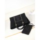 Replica Chanel Deauville Small Shopping Tote Bag AS3257 Black