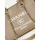 Replica Chanel Deauville Small Shopping Tote Bag AS3257 Grey