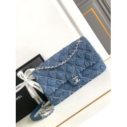 Replica Chanel Denim Flap Bag AS2240