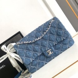 Replica Chanel Denim Flap Bag AS2240