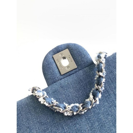 Replica Chanel Denim Flap Bag AS2240