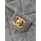 Fake Chanel Denim Maxi Bowling Bag AS4812 Replica