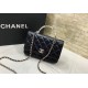 Replica Chanel Flap shoulder with Handle Black AP3574