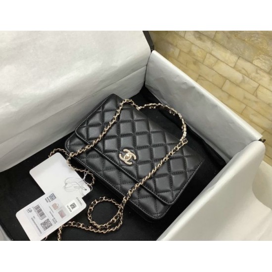 Replica Chanel Flap shoulder with Handle Black AP3574