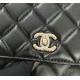 Replica Chanel Flap shoulder with Handle Black AP3574