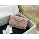 Replica Chanel Flap shoulder with Handle Pink AP3574