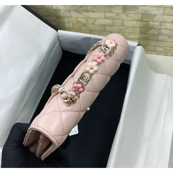Replica Chanel Flap shoulder with Handle Pink AP3574