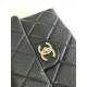 Replica Chanel Grain Calfskin Shoulder Bag Black AS47111