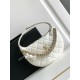 Replica Chanel Grained Calfskin Pouch White AP3943