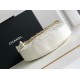 Replica Chanel Grained Calfskin Pouch White AP3943