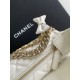 Replica Chanel Grained Calfskin Pouch White AP3943