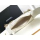 Replica Chanel Grained Calfskin Pouch White AP3943