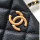 Replica Chanel Grained Calfskin Shopping Bag Black AS4846