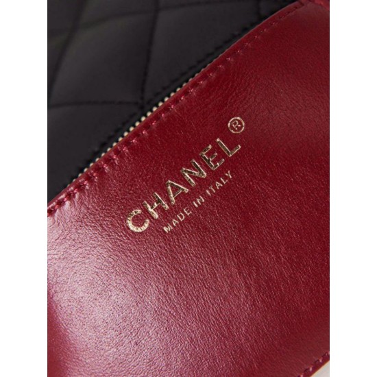 Replica Chanel Hobo Handbag Black AS4220