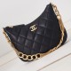 Replica Chanel Hobo Handbag Black AS4220